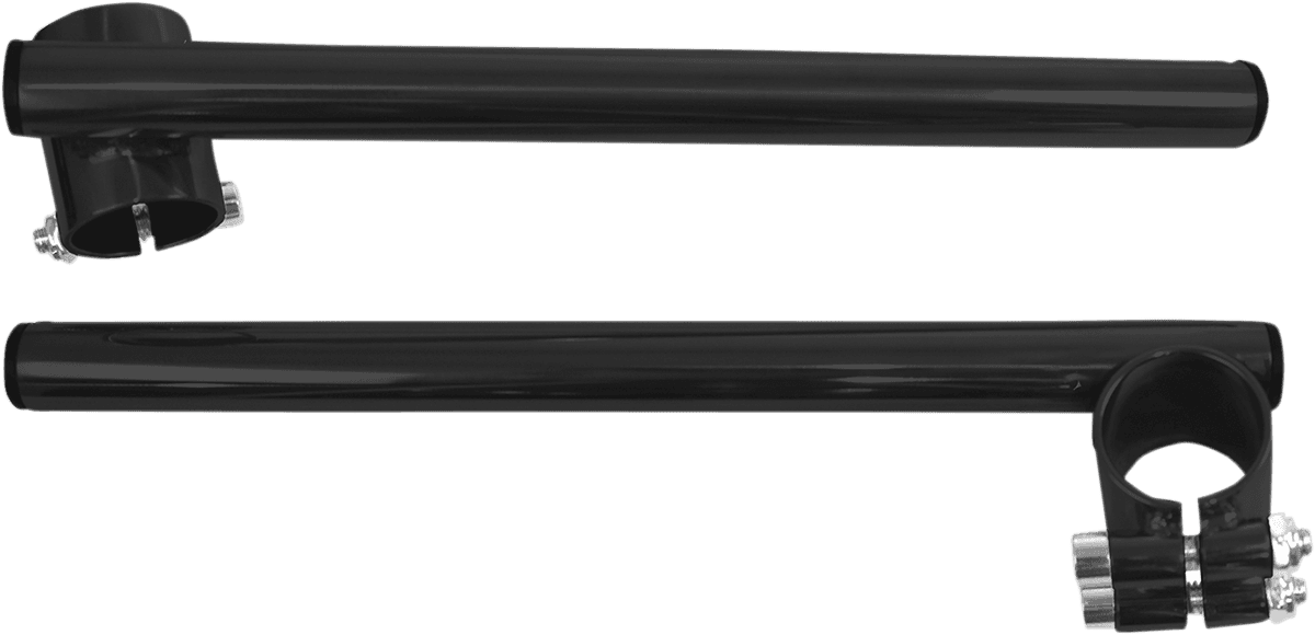EMGO 0601-2445 7/8" Steel Clip-On Handlebar - 35 mm - Black