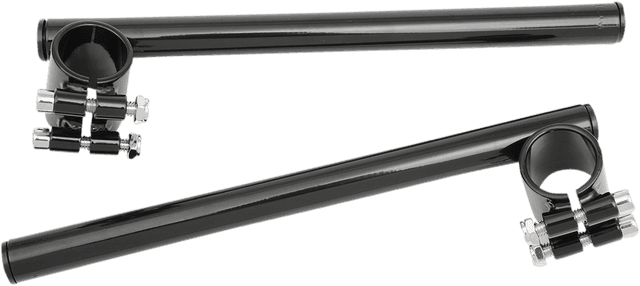 EMGO 0601-2449 7/8" Steel Clip-On Handlebar - 33 mm - Black