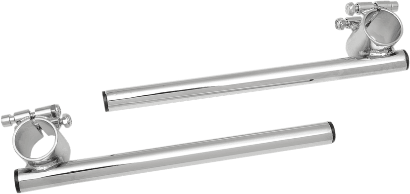 EMGO 0601-2450 7/8" Steel Clip-On Handlebar - 36 mm - Chrome