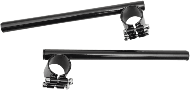 EMGO 0601-2453 7/8" Steel Clip-On Handlebar - 41 mm - Black