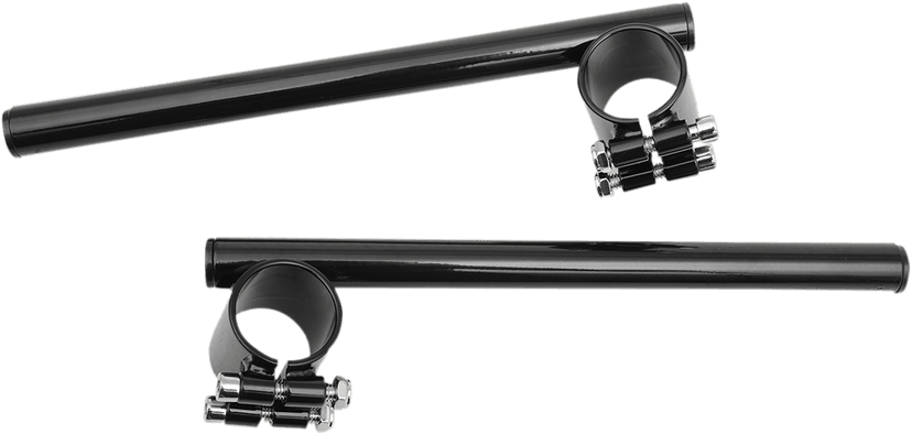 EMGO 0601-2453 7/8" Steel Clip-On Handlebar - 41 mm - Black