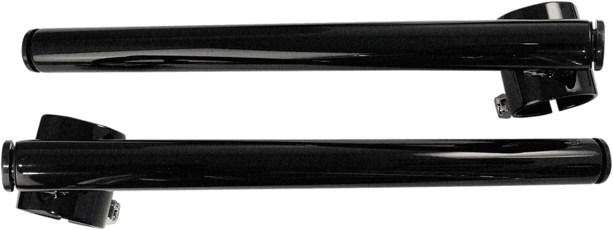 EMGO 0601-2455 1" Clip-On Handlebar - 41 mm - Dimpled - Black