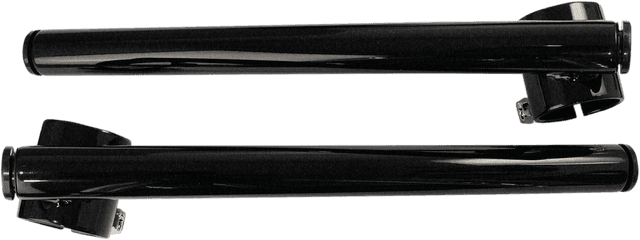 EMGO 0601-2455 1" Clip-On Handlebar - 41 mm - Dimpled - Black