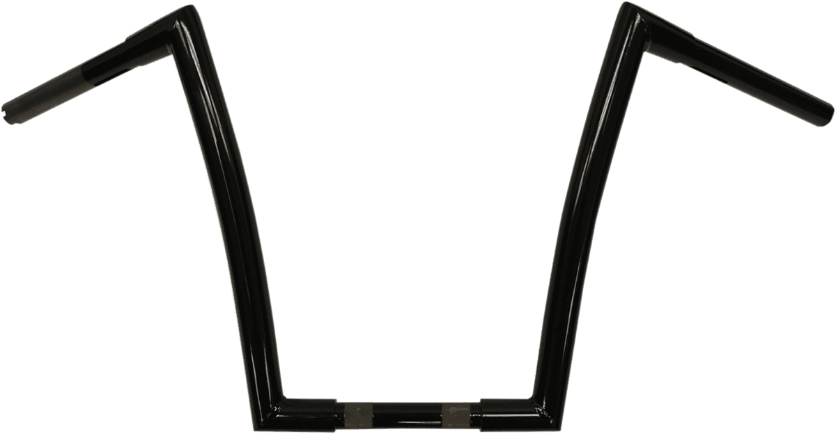TODD'S CYCLE 0601-2551 1-1/4" Strip Handlebar - 14" Rise - Black