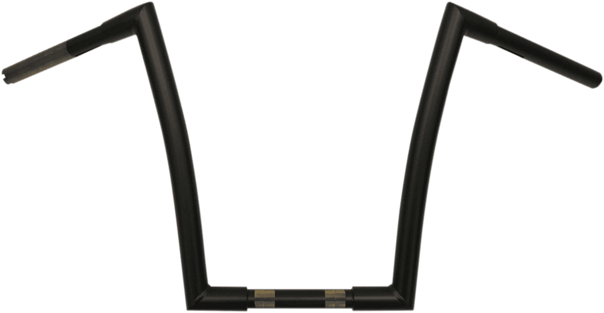 TODD'S CYCLE 0601-2552 1-1/4" Strip Handlebar - 14" Rise - Flat Black