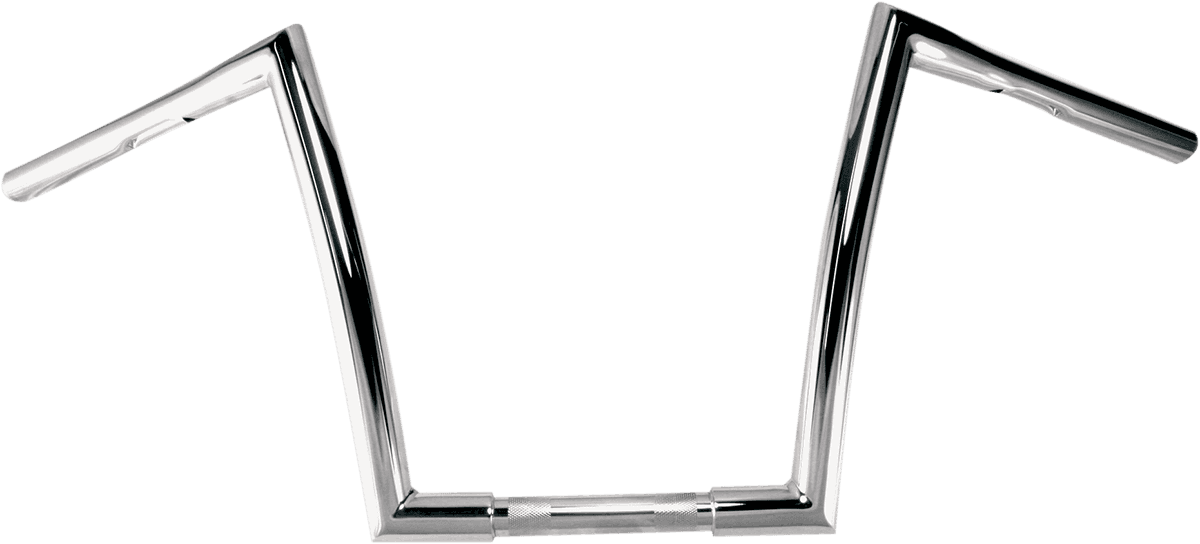 TODD'S CYCLE 0601-2711 1-1/4" Strip Handlebar - 12" Rise - Chrome