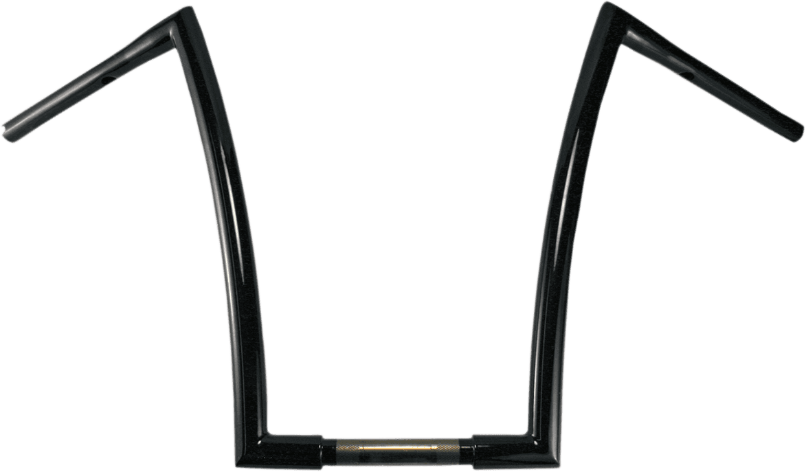 TODD'S CYCLE 0601-2714 1-1/4" Strip Handlebar - 17" Rise - Black