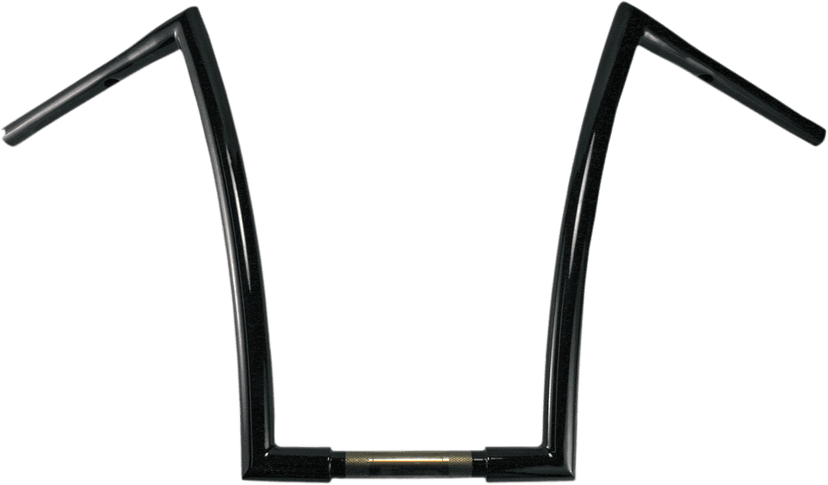 TODD'S CYCLE 0601-2714 1-1/4" Strip Handlebar - 17" Rise - Black