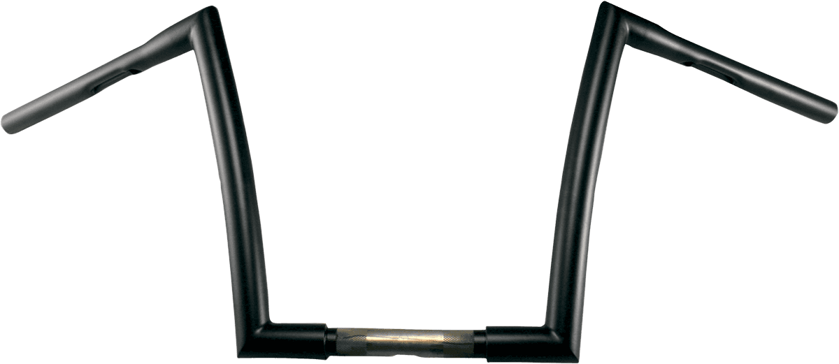 TODD'S CYCLE 0601-2715 1-1/4" Strip Handlebar- 17" Rise - Flat Black