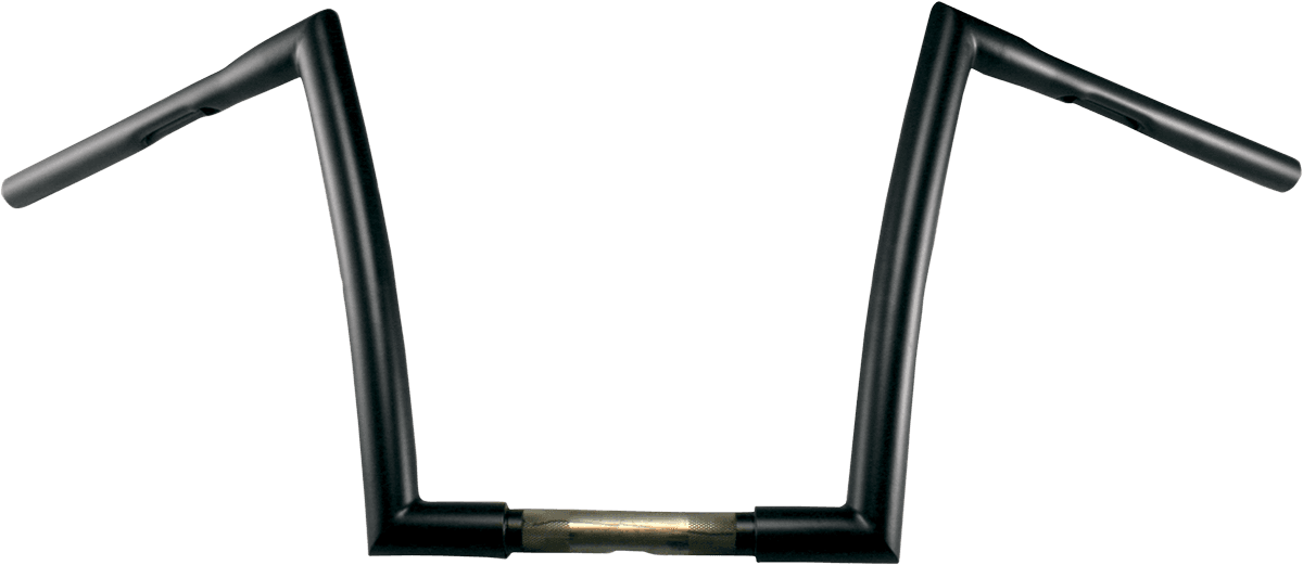 TODD'S CYCLE 0601-2715 1-1/4" Strip Handlebar- 17" Rise - Flat Black