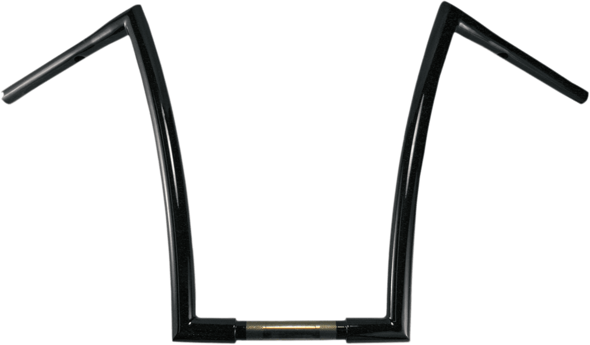 TODD'S CYCLE 0601-2717 1-1/4" Strip Handlebar - 10" Rise - Black