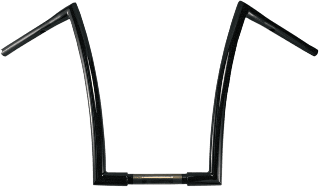 TODD'S CYCLE 0601-2717 1-1/4" Strip Handlebar - 10" Rise - Black