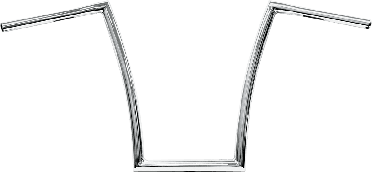 TODD'S CYCLE 0601-2722 1-1/4" Strip Handlebar - Strip - Fat Bobber - 17" Rise - Chrome