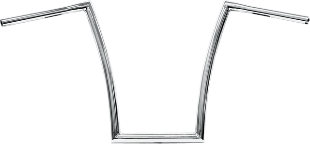 TODD'S CYCLE 0601-2722 1-1/4" Strip Handlebar - Strip - Fat Bobber - 17" Rise - Chrome