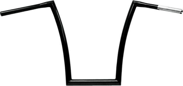 TODD'S CYCLE 0601-2723 1-1/4" Strip Handlebar - Strip - Fat Bobber - 17" Rise - Black