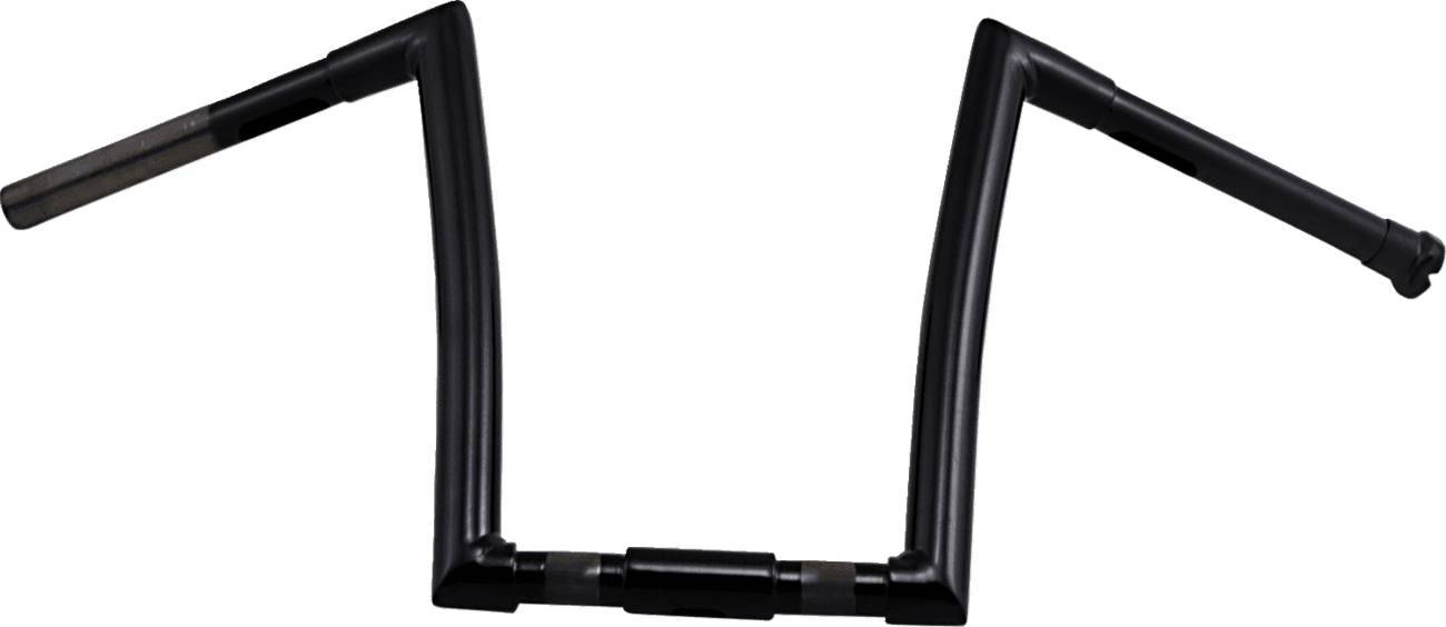 TODD'S CYCLE 0601-2802 1-1/4" Strip Handlebar - Springer - 12" Rise - Black