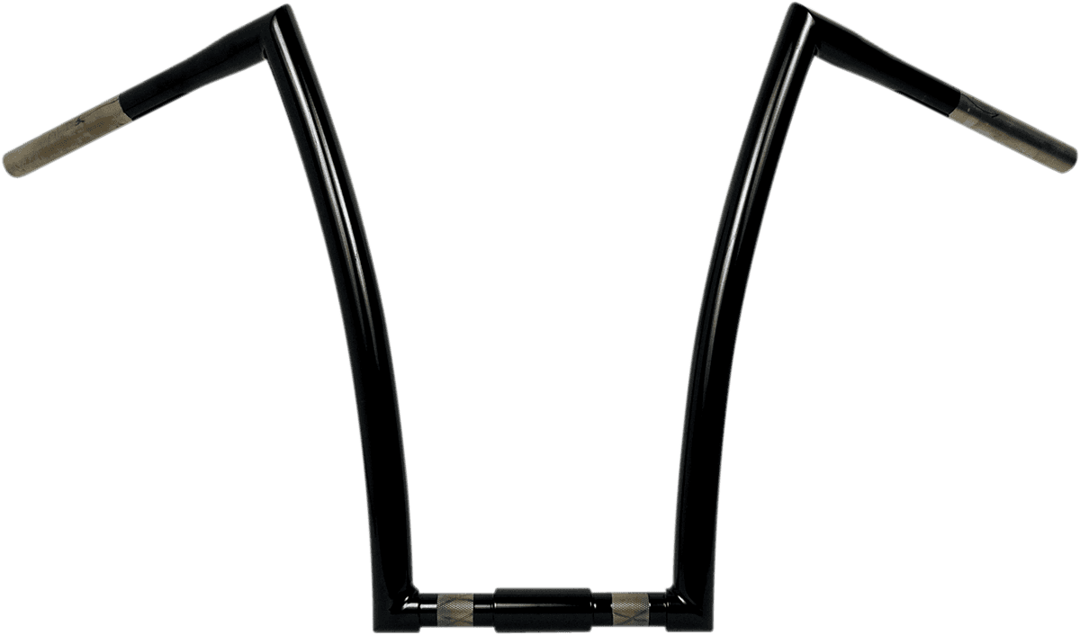 TODD'S CYCLE 0601-2804 1-1/4" Strip Handlebar - Springer - 17" Rise - Black