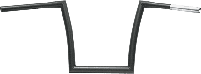 TODD'S CYCLE 0601-2807 1-1/4" Strip Handlebar - Fat Bobber - 12" Rise - Flat Black
