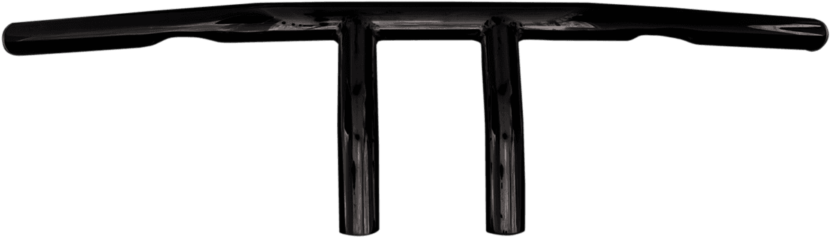 EMGO 0601-3310 1" T-Bar Handlebar - 4" - Dimpled - Black