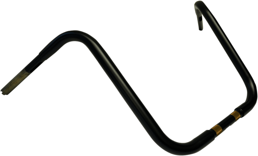 DRAG SPECIALTIES 0601-3507 1-1/4" Buffalo Touring Handlebar - 16" - TBW - Flat Black — image 2 of 2