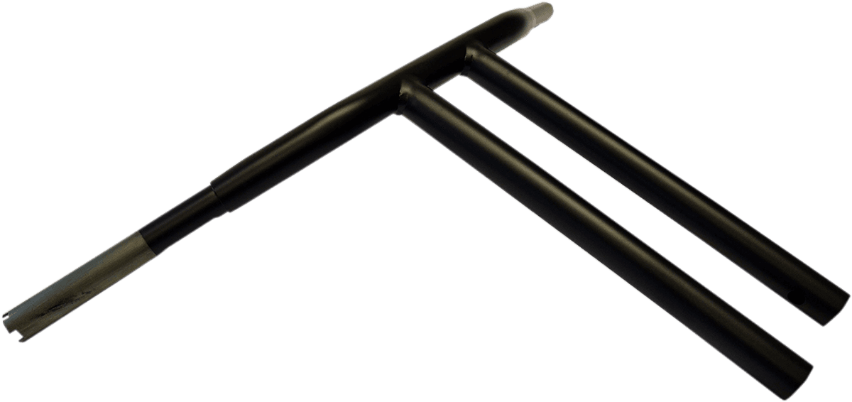 DRAG SPECIALTIES 0601-3510 1-1/4" Buffalo T-Bar - 14" - Flat Black