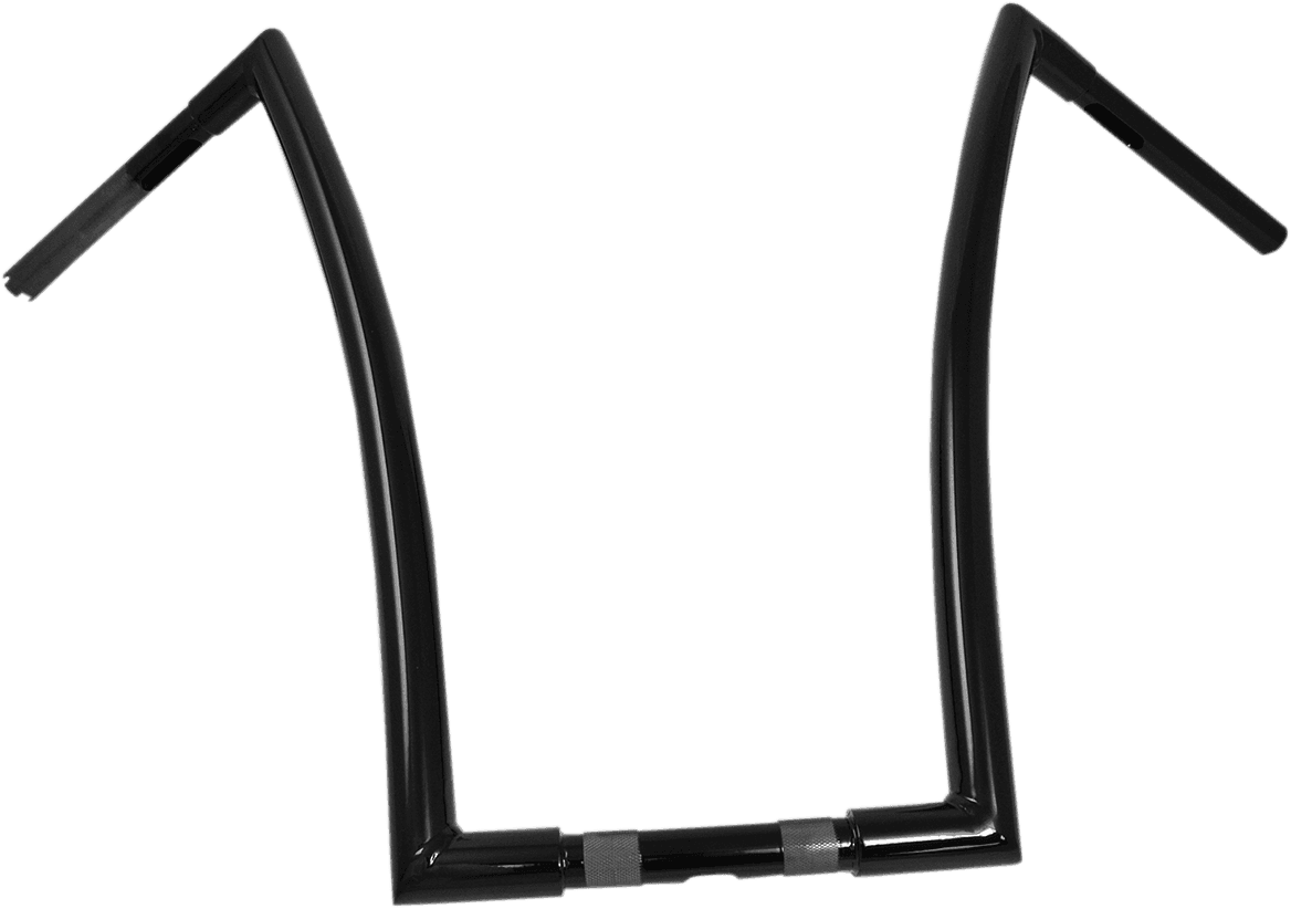 TODD'S CYCLE 0601-3977 1-1/4" Strip Handlebar - 20" Rise - Black