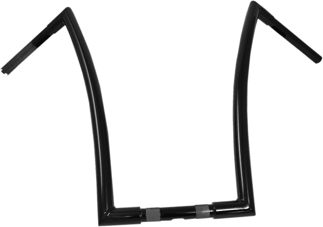 TODD'S CYCLE 0601-3977 1-1/4" Strip Handlebar - 20" Rise - Black