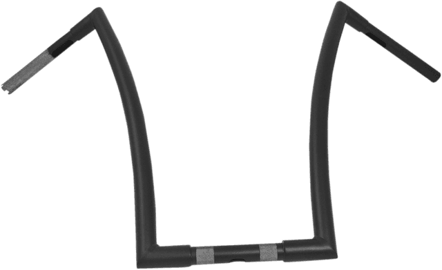 TODD'S CYCLE 0601-3978 1-1/4" Strip Handlebar - 20" Rise - Flat Black