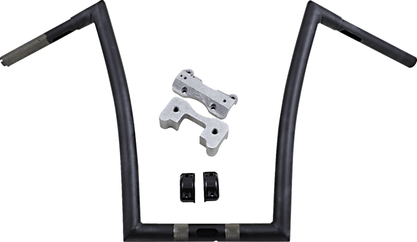 TODD'S CYCLE 0601-3993 Handlebar - 17" - Flat Black — image 4 of 4