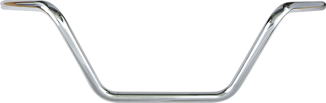 DRAG SPECIALTIES 0601-4182 1" Handlebar - Buckhorn Mid - TBW - Chrome