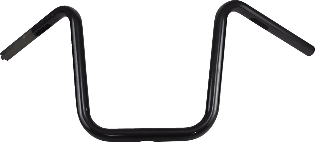 DRAG SPECIALTIES 0601-4195 1" Handlebar - Narrow Ape - 12" - TBW - Black