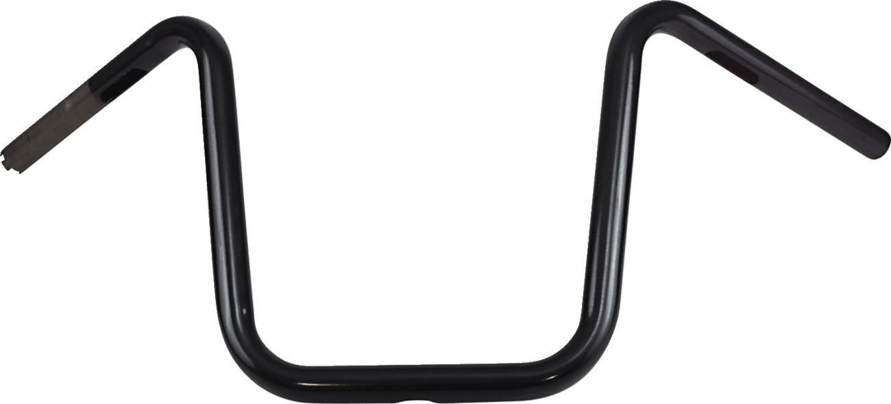 DRAG SPECIALTIES 0601-4195 1" Handlebar - Narrow Ape - 12" - TBW - Black