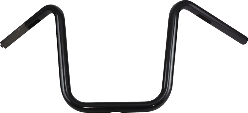 DRAG SPECIALTIES 0601-4195 1" Handlebar - Narrow Ape - 12" - TBW - Black