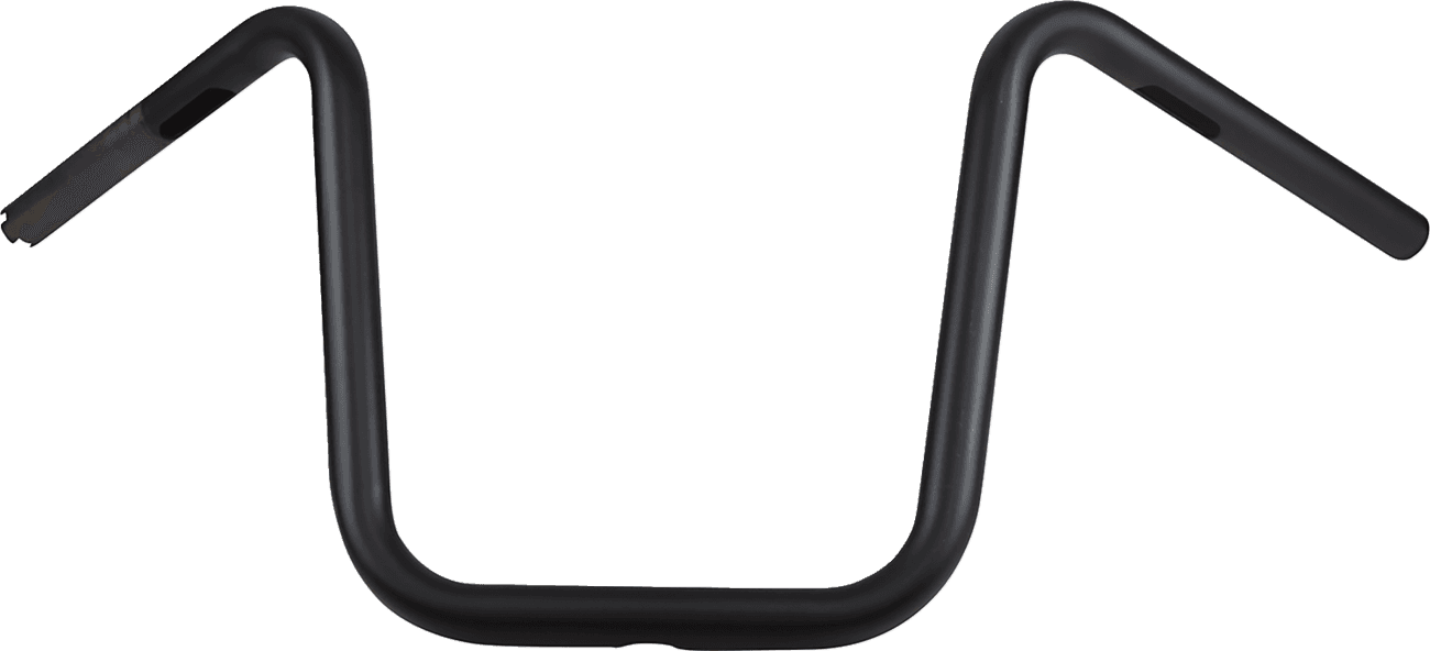DRAG SPECIALTIES 0601-4196 1" Handlebar - Narrow Ape - 12" - TBW - Flat Black