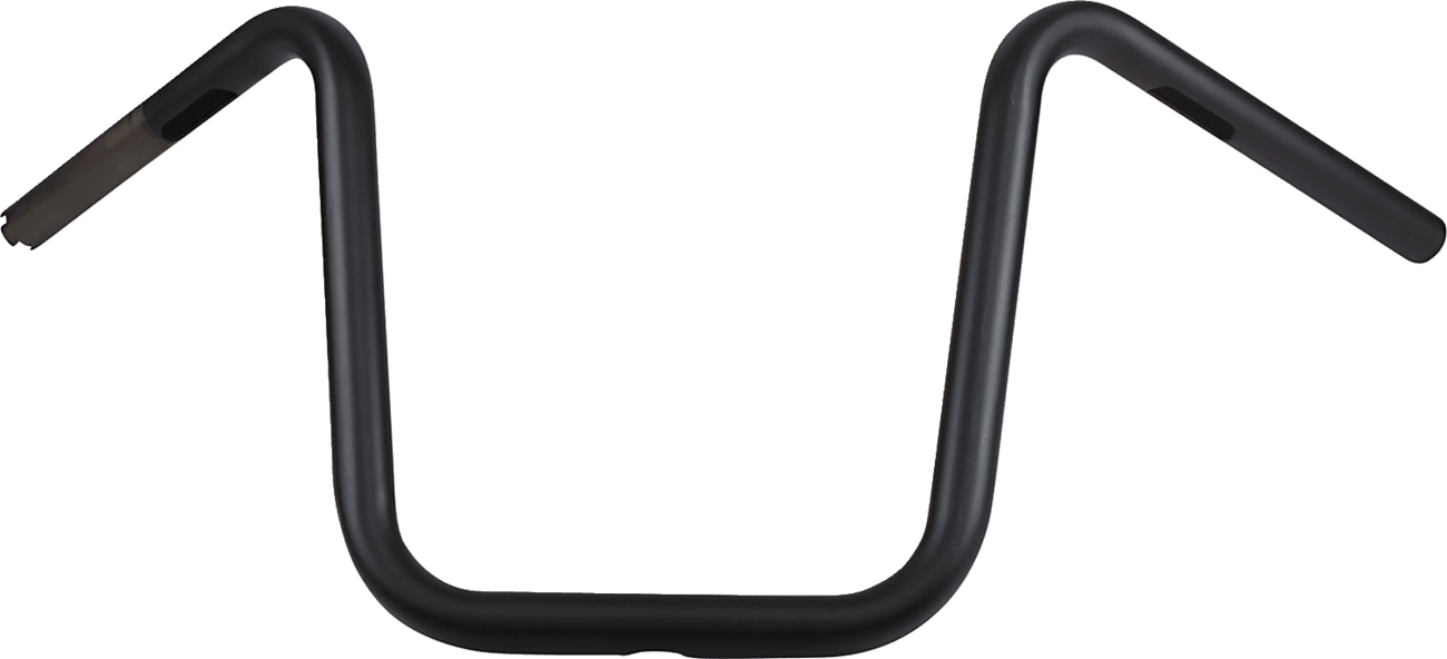 DRAG SPECIALTIES 0601-4196 1" Handlebar - Narrow Ape - 12" - TBW - Flat Black
