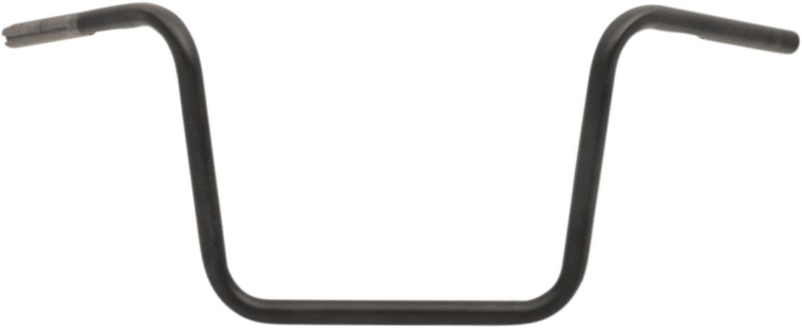DRAG SPECIALTIES 0601-4209 1" Handlebar - Wide Ape - 12" - TBW - Flat Black