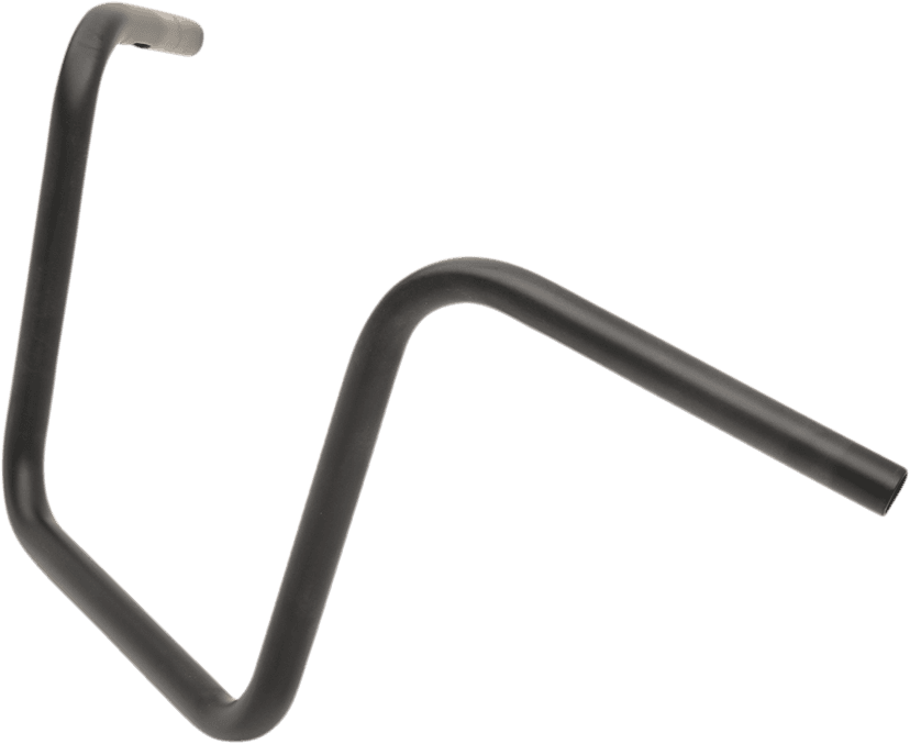 DRAG SPECIALTIES 0601-4209 1" Handlebar - Wide Ape - 12" - TBW - Flat Black — image 2 of 2
