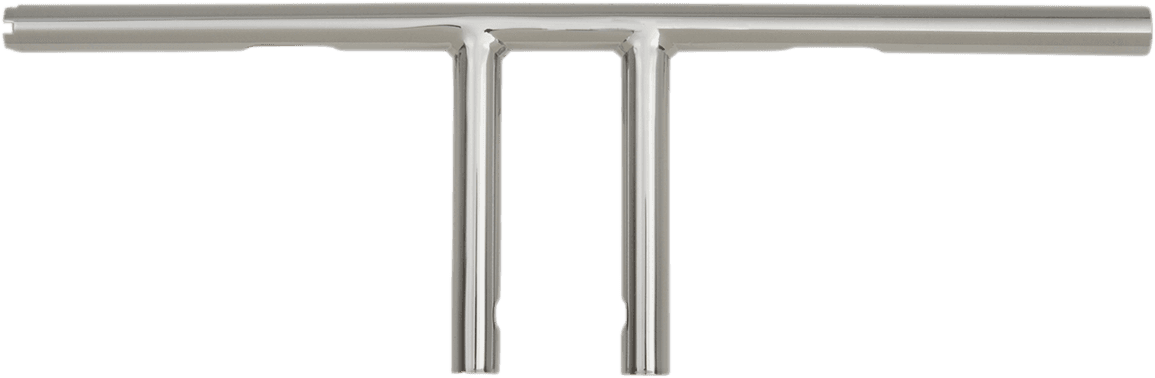 DRAG SPECIALTIES 0601-4215 1" T-Bar - Dimpled - Straight - 6" - Chrome