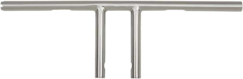 DRAG SPECIALTIES 0601-4215 1" T-Bar - Dimpled - Straight - 6" - Chrome — image 1 of 2