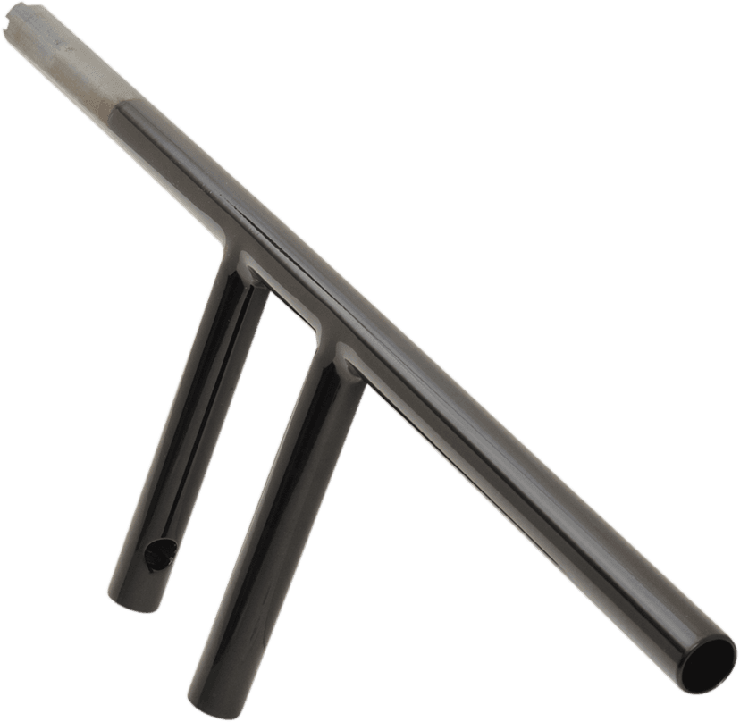 DRAG SPECIALTIES 0601-4216 1" T-Bar - Dimpled - Straight - 6" - Black — image 2 of 2