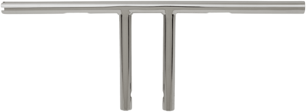 DRAG SPECIALTIES 0601-4218 1" T-Bar - Dimpled - Straight - 8" - Chrome