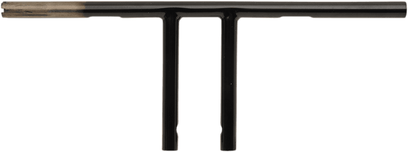 DRAG SPECIALTIES 0601-4219 1" T-Bar - Dimpled - Straight - 8" - Black — image 1 of 2