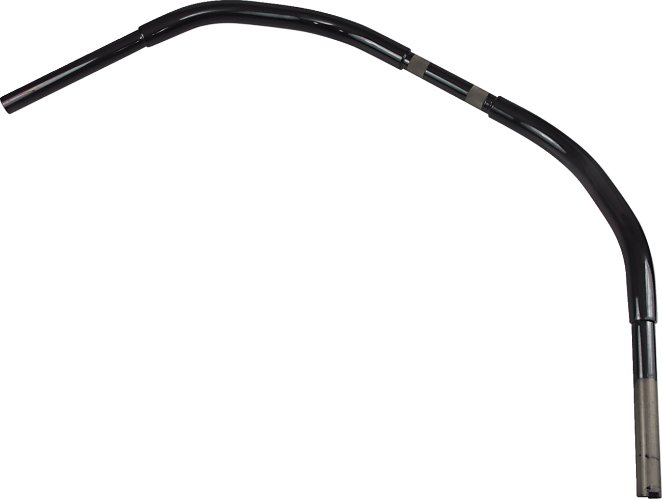 DRAG SPECIALTIES 0601-4253 1-1/4" Buffalo Touring Handlebar - Beach - TBW - Black