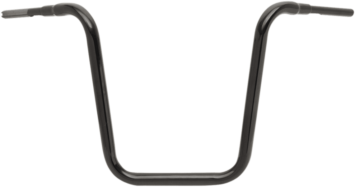 DRAG SPECIALTIES 0601-4304 1-1/2" "Big" Buffalo Ape Hanger Bar - 18" - TBW - Black