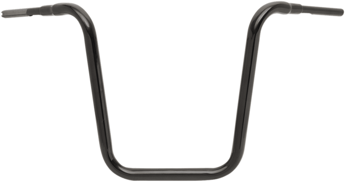 DRAG SPECIALTIES 0601-4304 1-1/2" "Big" Buffalo Ape Hanger Bar - 18" - TBW - Black