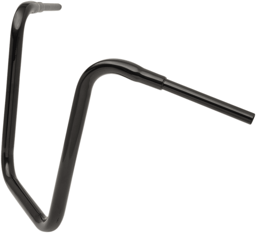 DRAG SPECIALTIES 0601-4304 1-1/2" "Big" Buffalo Ape Hanger Bar - 18" - TBW - Black — image 2 of 2