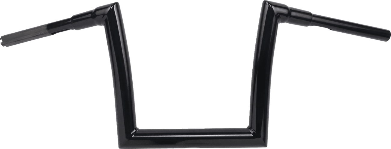 TODD'S CYCLE 0601-4881 Handlebar - 1-1/2" Strip - 10" - Gloss Black