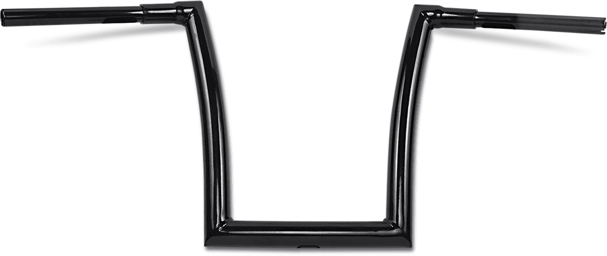 TODD'S CYCLE 0601-4887 Handlebar - 1-1/2" Strip - 14" - Gloss Black