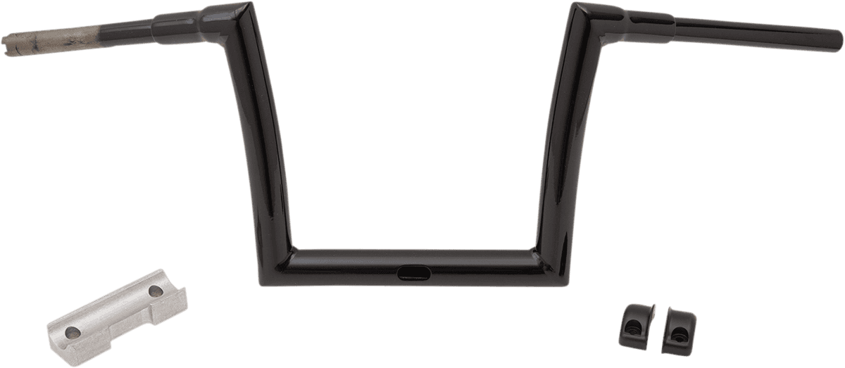 TODD'S CYCLE 0601-5198 Handlebar - 1-1/2" Strip - 10" - Gloss Black - Touring