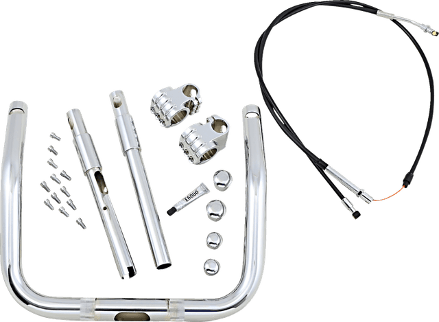 KLOCK WERKS 0601-5373 Klip Hanger Handlebar for Indian - 13" - Chrome